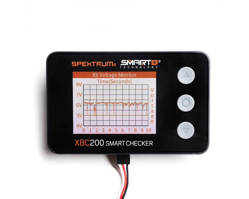 SPMXBC200 Spektrum RC XBC200 Smart Battery Checker & Servo Tester
