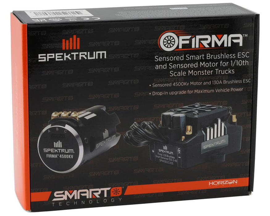 SPMXSEMC19 Spektrum RC Firma™ 130 Amp Brushless Smart ESC/Motor Combo (4500kV)