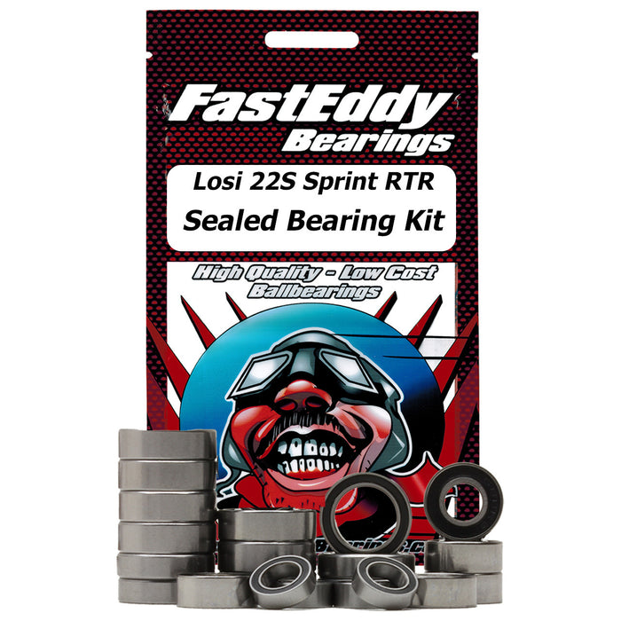 TFE9610 FastEddy Bearings Losi 22S Sprint RTR Sealed Bearing Kit
