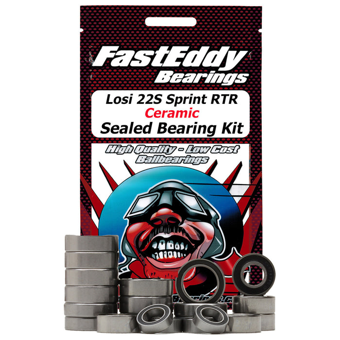 TFE9611 FastEddy Losi 22S Sprint RTR Ceramic Sealed Bearing Kit