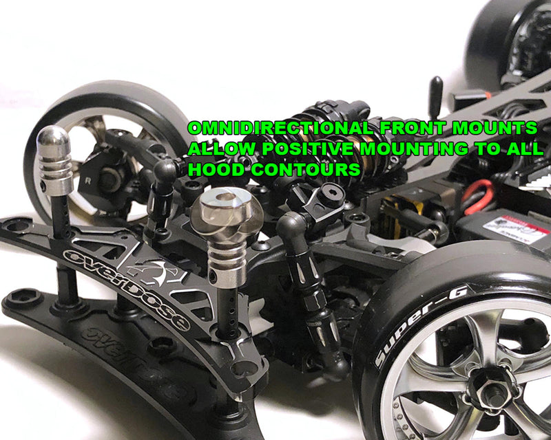 SRF888100 Scale Reflex Gorilla Mounts Magnetic Body Mount Kit (Black)