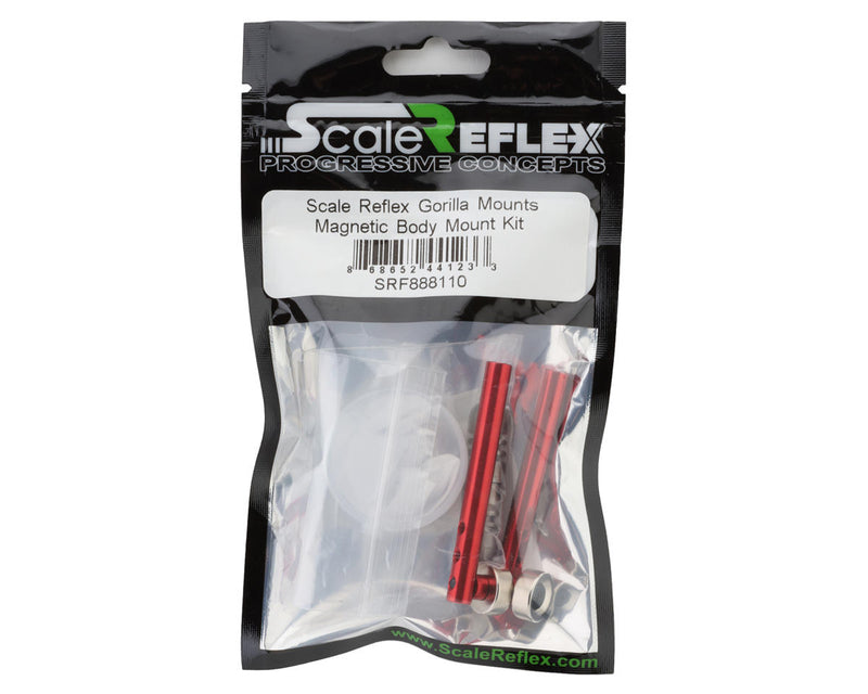 SRF888110 Scale Reflex Gorilla Mounts Magnetic Body Mount Kit (Red)
