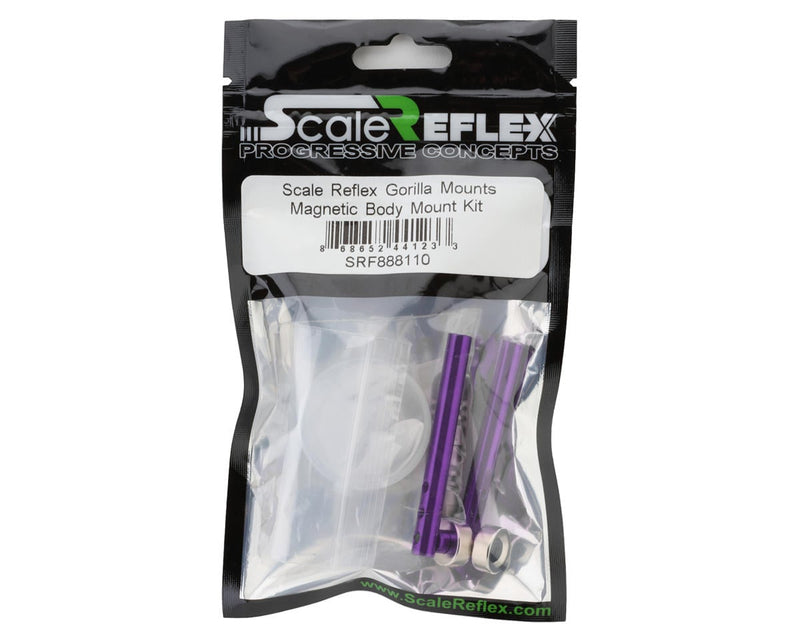 SRF888120 Scale Reflex Gorilla Mounts Magnetic Body Mount Kit (Purple)