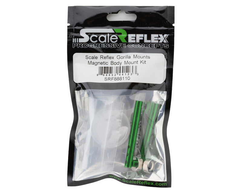 SRF888177 Scale Reflex Gorilla Mounts Magnetic Body Mount Kit (Green)