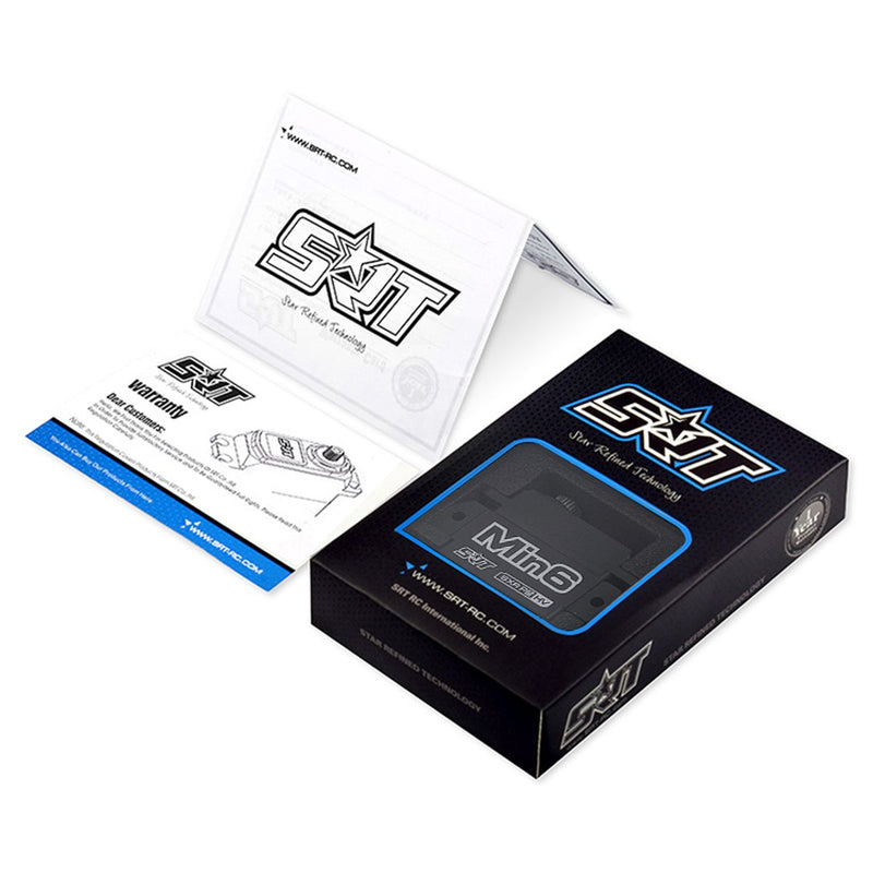 SRT SRTMIN6 Mini HV Coreless Digital Servo, .062sec / 125.0oz @ 8.4V