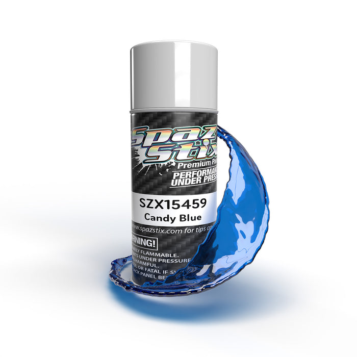 15459 Spaz Stix Candy Blue Aerosol Paint, 3.5oz Can
