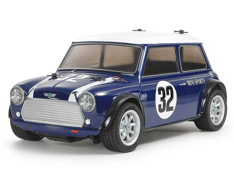 47515 Tamiya Mini Cooper Racing Electric 1/10 FWD/RWD On-Road Kit (Blue) (MB-01) (Limited Edition)