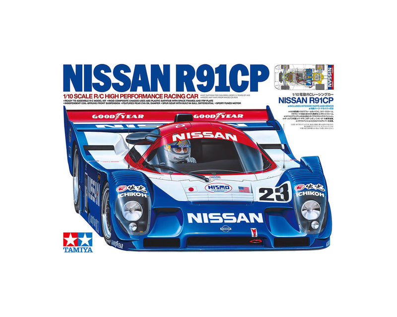 47531 Tamiya Nissan R91CP Group-C 1/10 2WD Electric On-Road Touring Car Kit (Clear) (Limited Edition Re-Release)