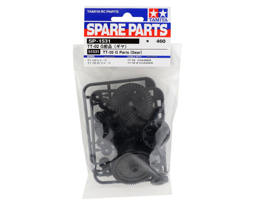51531 Tamiya TT-02 Gear Set (G Parts)