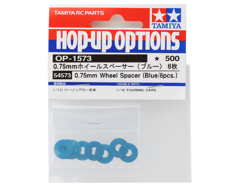 54573 Tamiya 0.75mm Wheel Spacer Set (8)