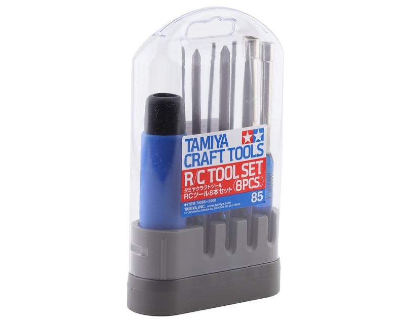 74085 Tamiya 8-Piece Metric RC Tool Set w/Carrying Case