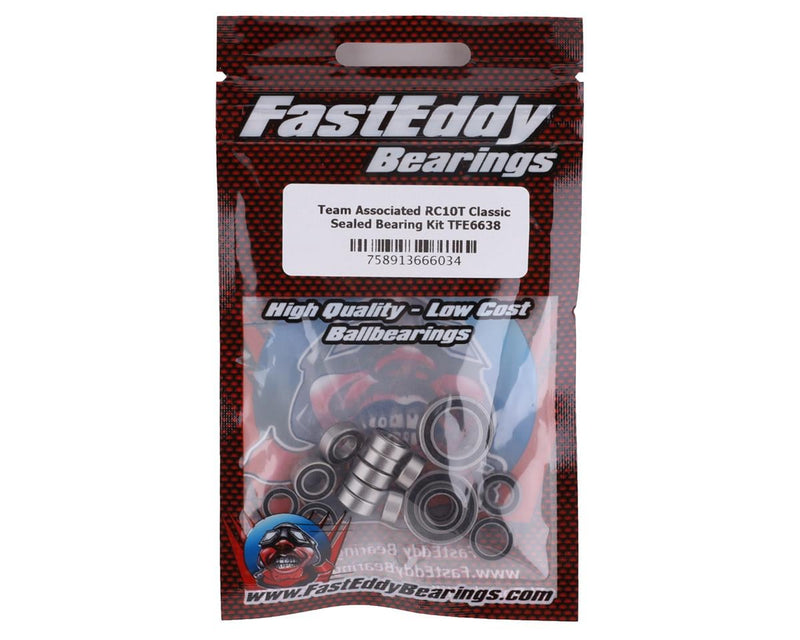 TFE6638 FastEddy Team Associated RC10T Classic Sealed Bearing Kit
