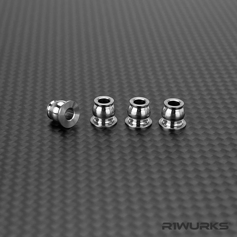 900009-1 R1WURKS Titanium Lower Shock Pivot Balls