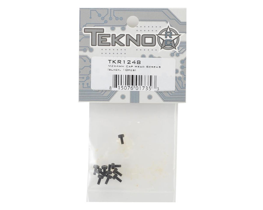 TKR1248 – M2x4mm Cap Head Screws (black, 10pcs)