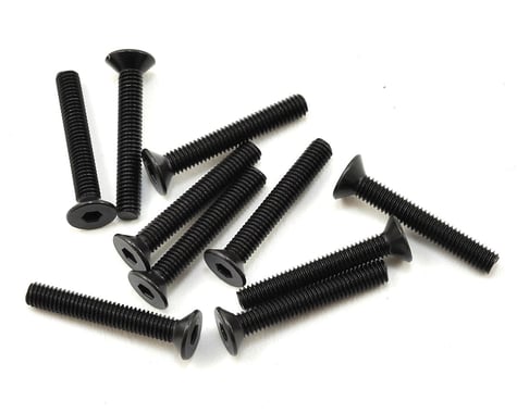 TKR1329 – M3x20mm Flat Head Screws (black, 10pcs)