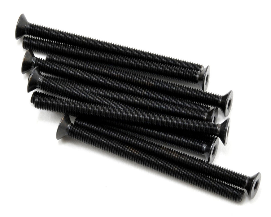 TKR1333 - Tekno – M3x40mm Flat Head Screws (black, 10pcs)