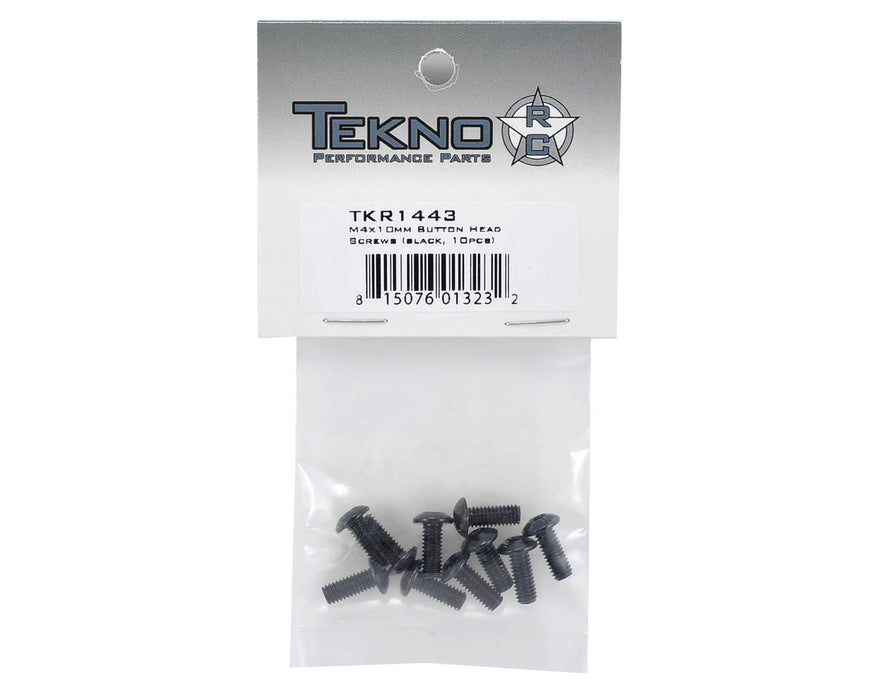 TKR1443 – M4x10mm Button Head Screws (black, 10pcs)