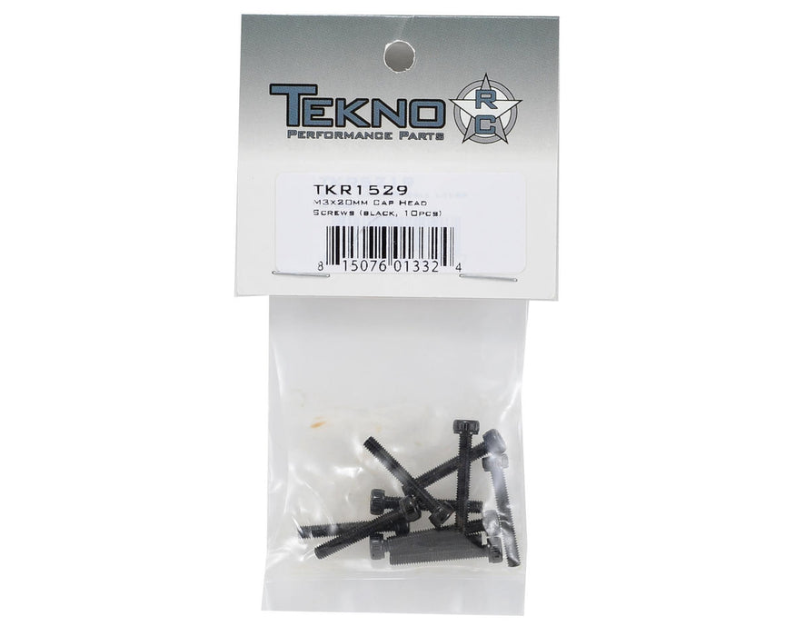 TKR1529 – 3x20mm Cap Head Screws (black, 10pcs)