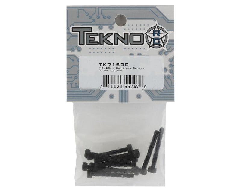 TKR1530 Tekno RC 3x25mm Cap Head Screws (10)