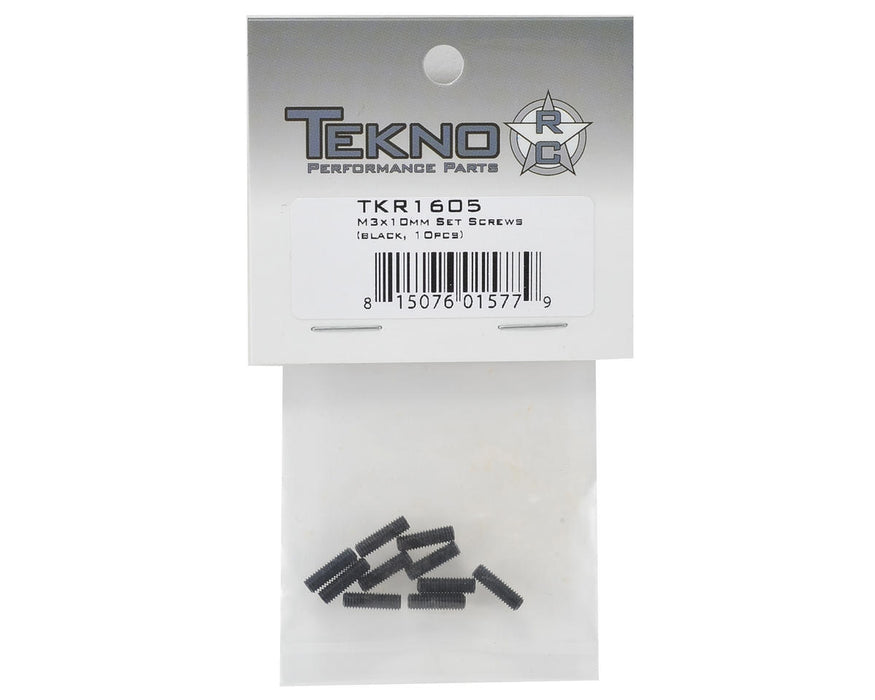 TKR1605 – M3x10mm Set Screws (black, 10pcs)