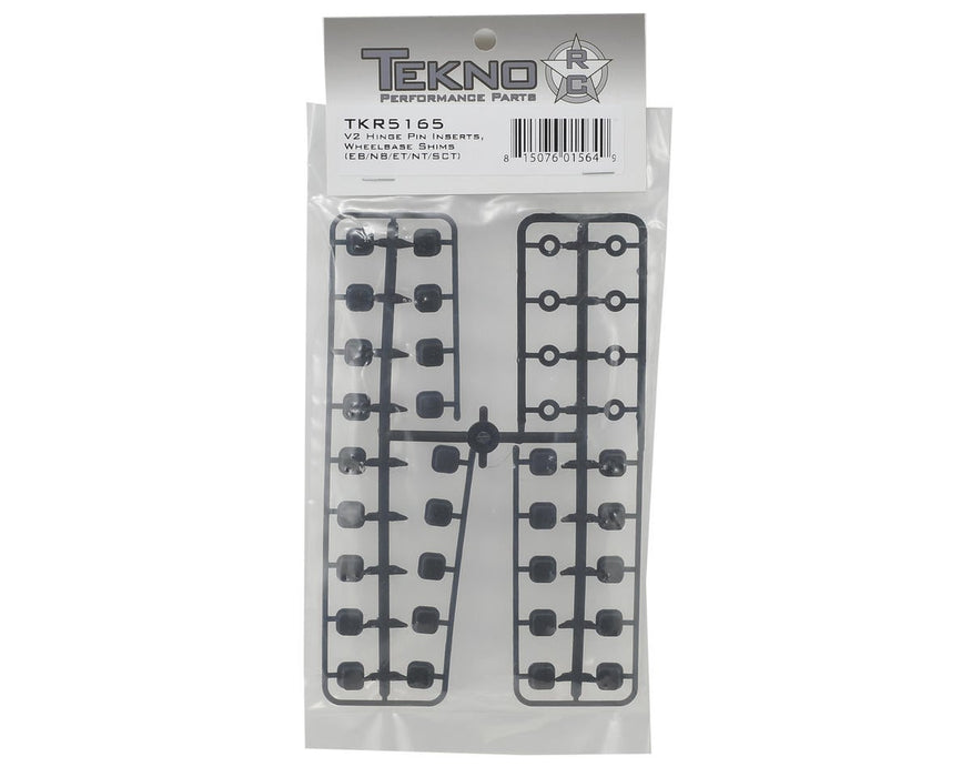 TKR5165 Tekno RC V2 Hinge Pin Inserts/Wheelbase Shim Set