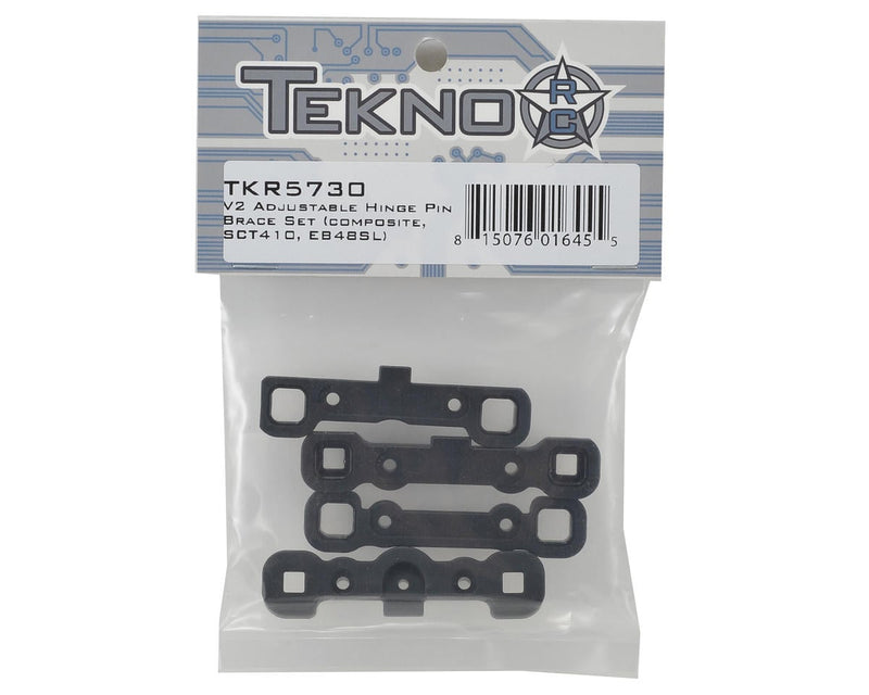 TKR5730 Tekno RC V2 Composite Adjustable Hinge Pin Brace Set