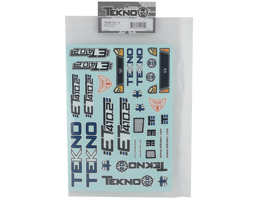 TKR7214 Tekno ET410.2 Decal Sheet