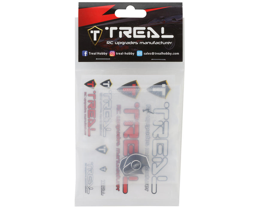 TLHTSCX24-09 Treal Hobby Axial SCX24 Aluminum Gearbox Cover (Black)