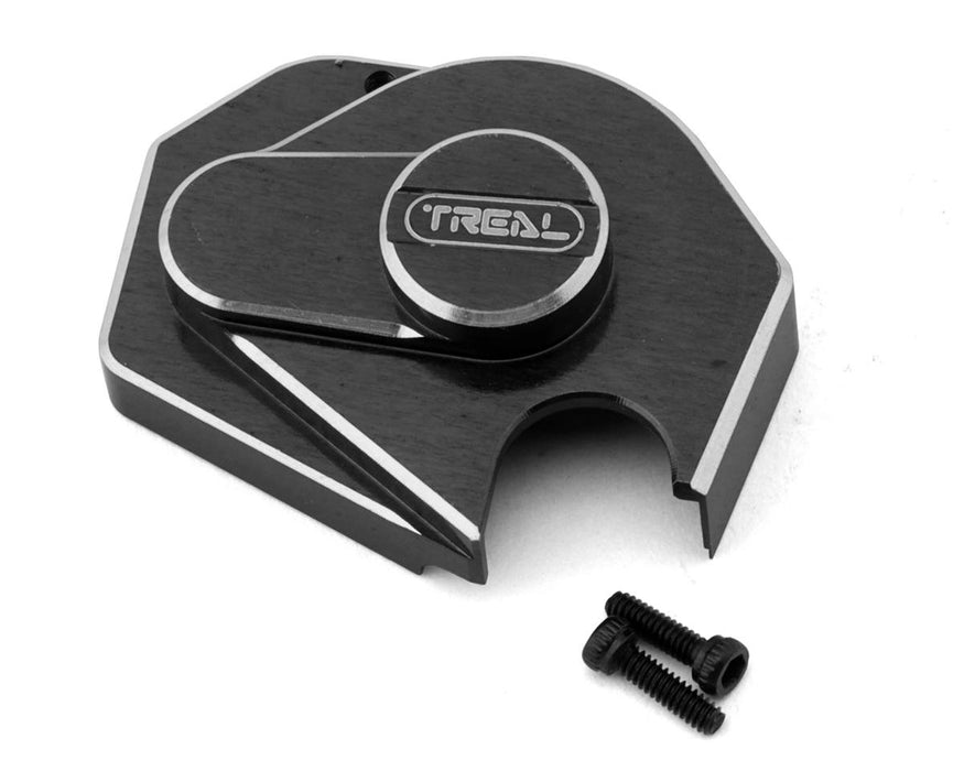 TLHTSCX24-09 Treal Hobby Axial SCX24 Aluminum Gearbox Cover (Black)