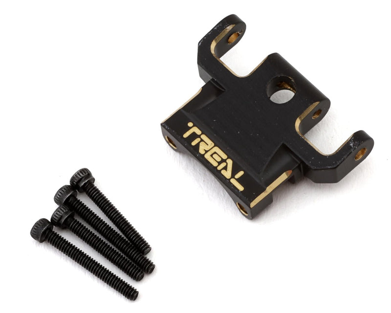 TLHTSCX24-184 Treal Hobby Axial SCX24 Brass Rear Upper Link Mount (Black)