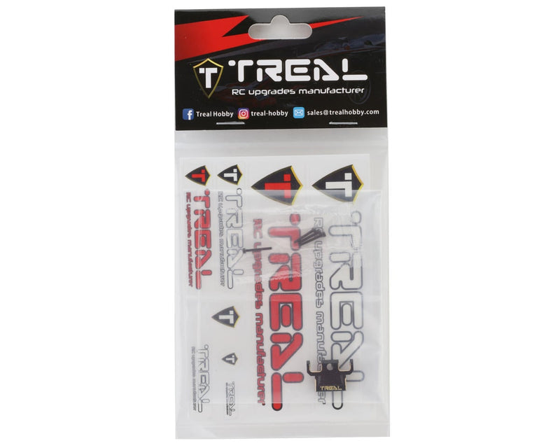 TLHTSCX24-184 Treal Hobby Axial SCX24 Brass Rear Upper Link Mount (Black)
