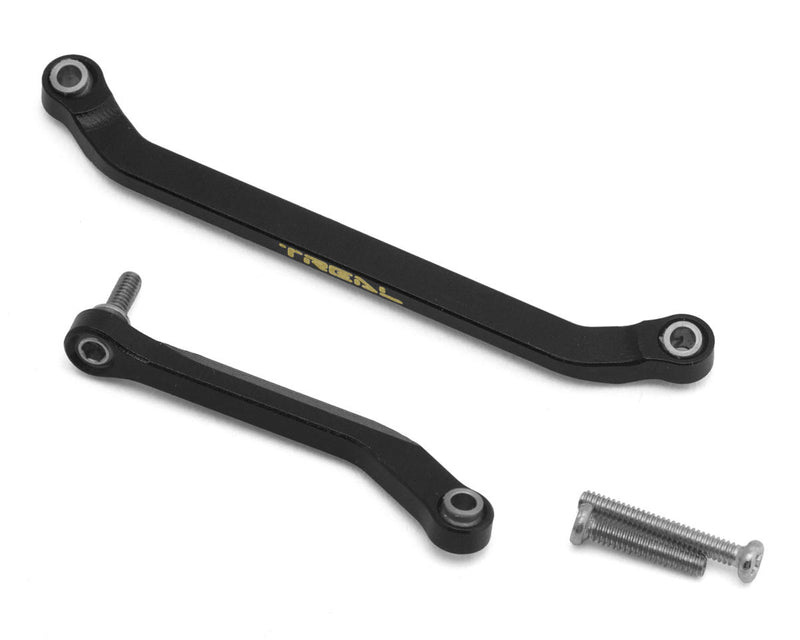 X005012LKH Treal Hobby Axial SCX30 Brass Steering Links Set (Black)
