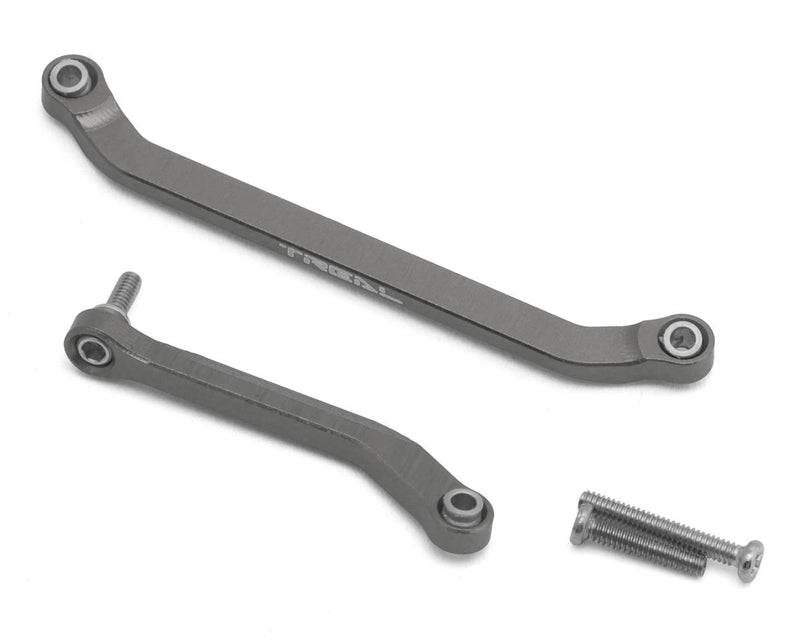 X0050218JV Treal Hobby Axial SCX30 7075 Aluminum Steering Links Set (Grey)