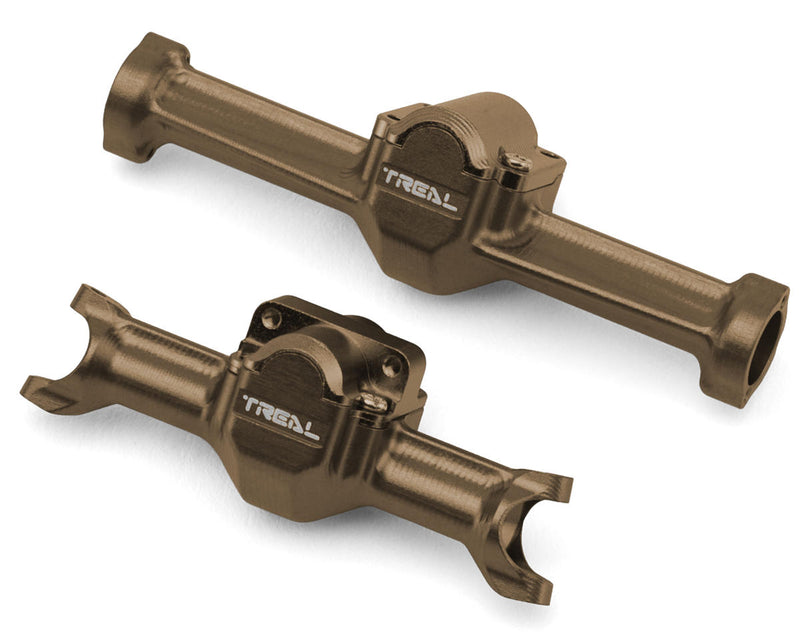 X0051PWX8R Treal Hobby Axial SCX30 7075 Aluminum Front & Rear Axle Housings Set (Bronze)