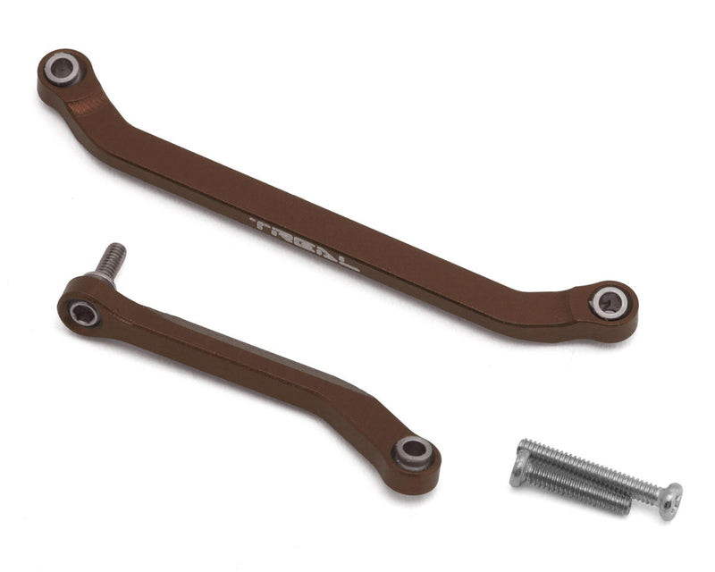 X0053WBZKF Treal Hobby Axial SCX30 7075 Aluminum Steering Links Set (Bronze)