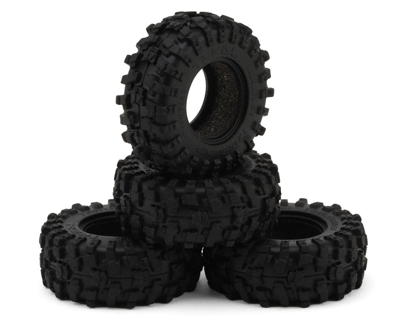 X0055IUOZJ Treal Hobby 0.7" Trailburner Fang Grip Micro Rock Crawler Tires (4) (SCX30/Ascent-32)