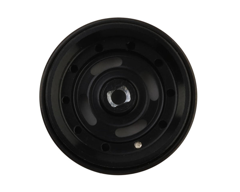 X00568XRLB Treal Hobby Type F 0.7" Aluminum Micro Crawler Beadlock Wheels (Blue) (4) (9.5g ea) w/Brass Rings