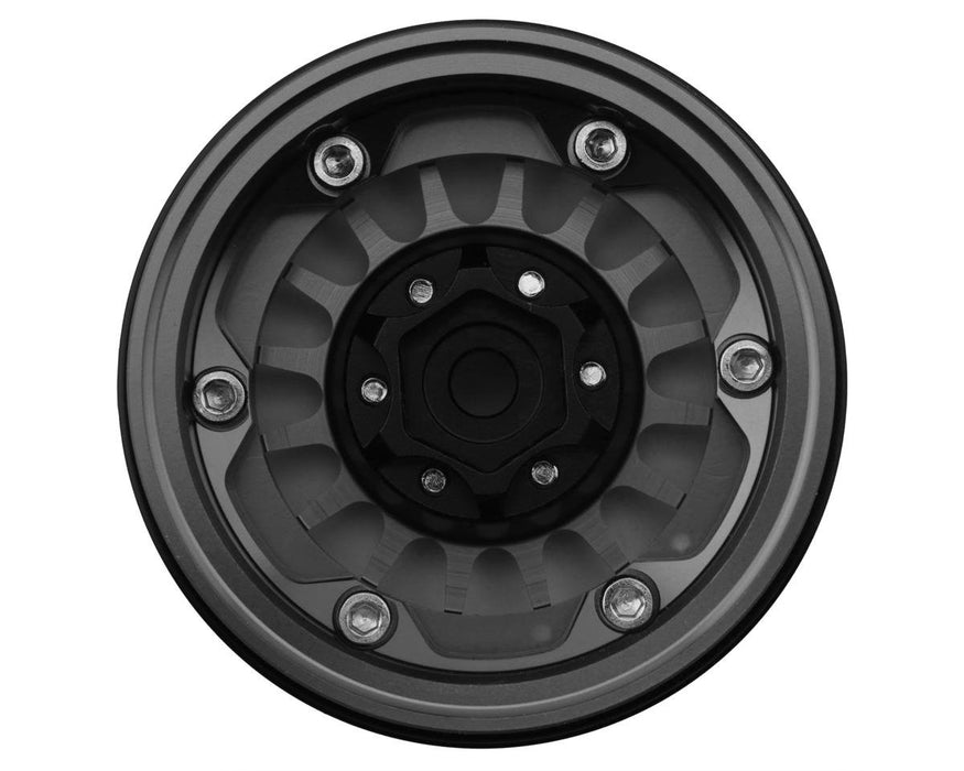 X0041QMN7D  Treal Hobby Type N 1.9" Multi-Spoke Beadlock Wheels (Grey) (4)