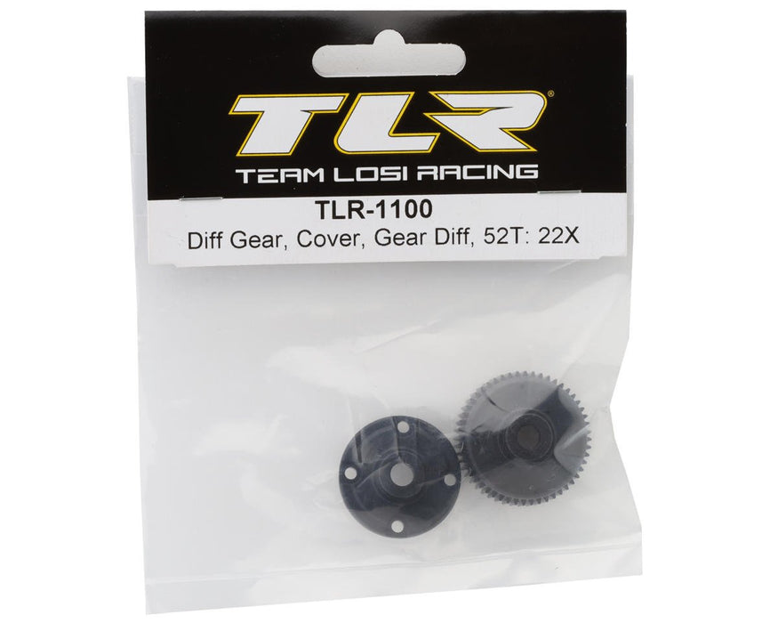 TLR-1100 TLR 22X Gear Differential Case & Cover Set