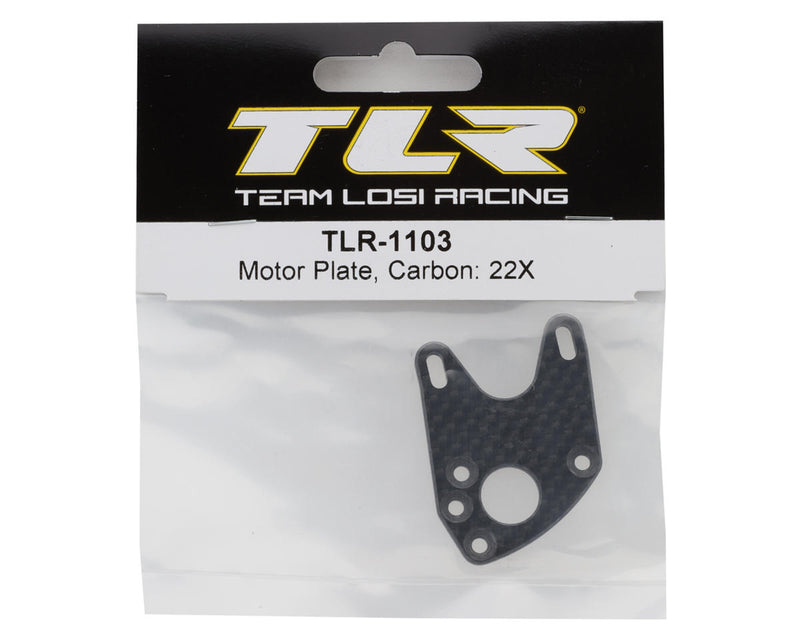 TLR-1103 Team Losi Racing 22X Carbon Fiber Motor Plate