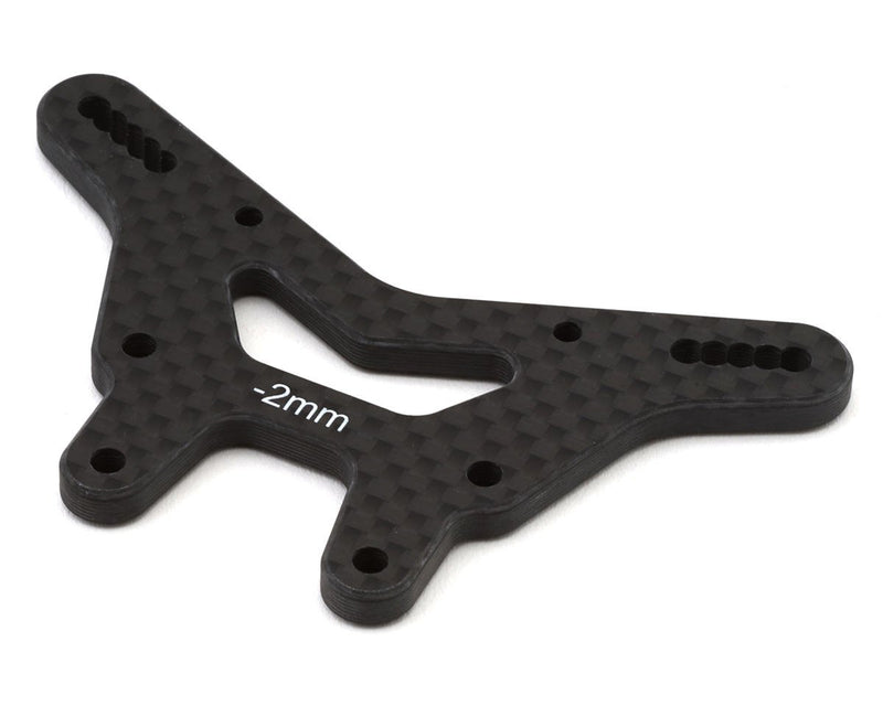 TLR-1125 TLR 22X Carbon Fiber Front Shock Tower (-2mm)