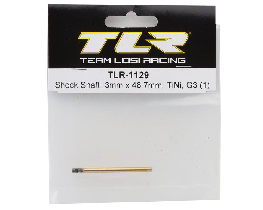 TLR-1129 TLR 22X G3 3x48.7mm Ti-Nitride Coated Shock Shaft