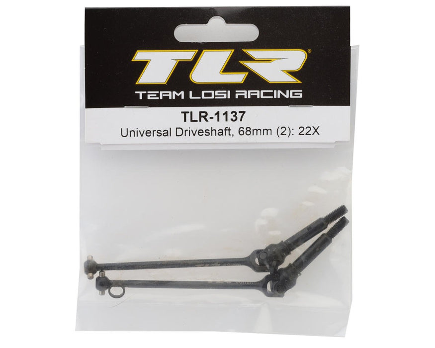 TLR-1137 TLR 22X Universal Driveshaft (2) (68mm)