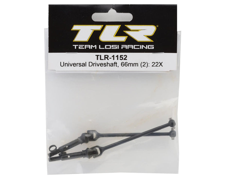 TLR-1152 TLR 22X Universal Driveshaft (2) (66mm)