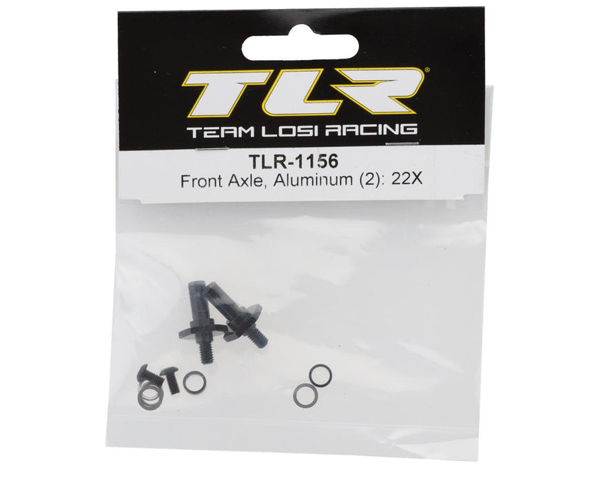 TLR-1156 TLR 22X Aluminum Front Axles (2)
