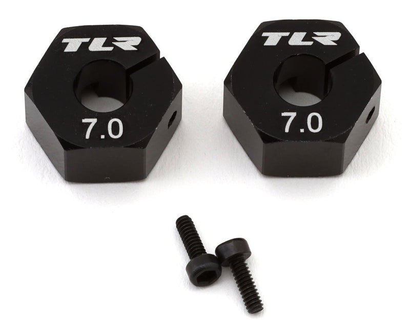 TLR-1169 TLR 22X Aluminum 12mm Wheel Hex (2) (7mm)