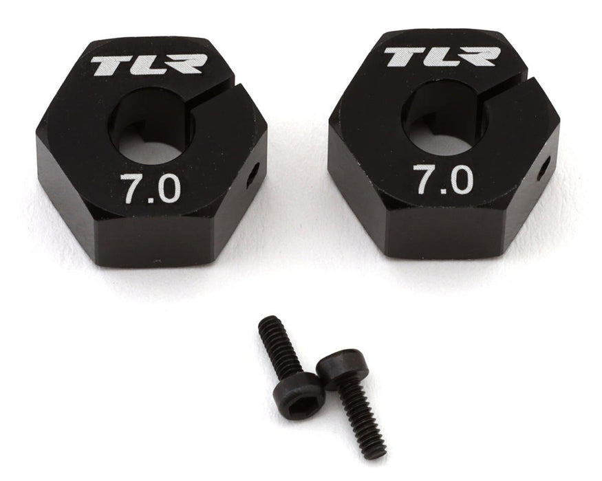 TLR-1169 TLR 22X Aluminum 12mm Wheel Hex (2) (7mm)