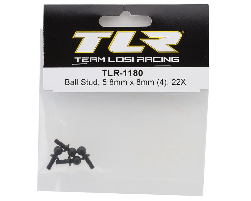 TLR-1180 TLR 22X 5.8x8mm Ball Studs (4)