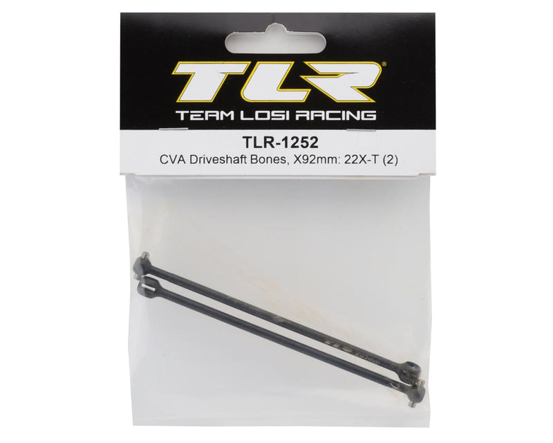 TLR-1252 Team Losi Racing 22X-T 92mm CVA Driveshaft Dog Bones (2)