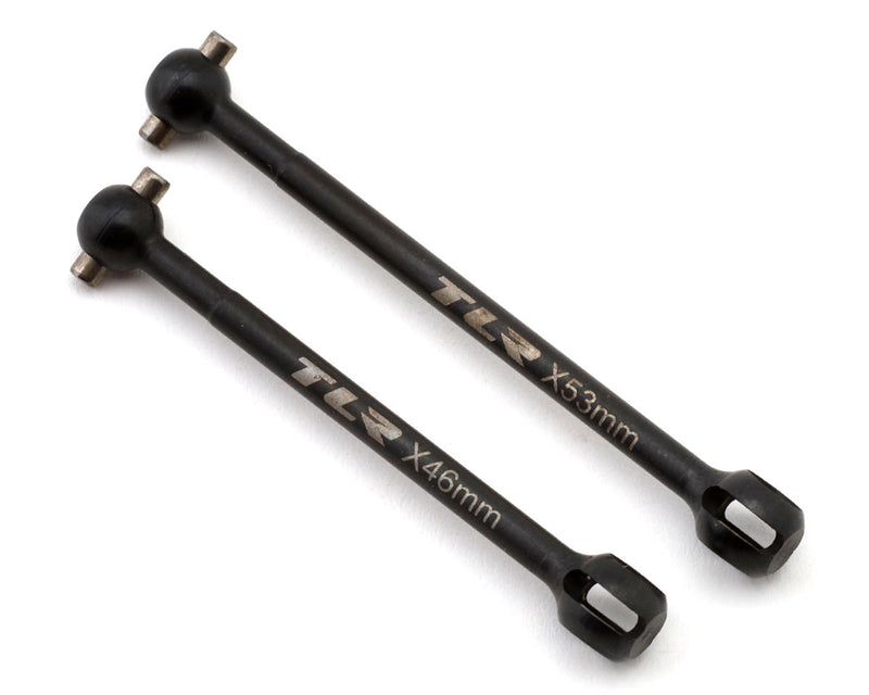 TLR-1277 Team Losi Racing 22X-4 2.0 Steel CVA Driveshaft Bones (46/53mm)